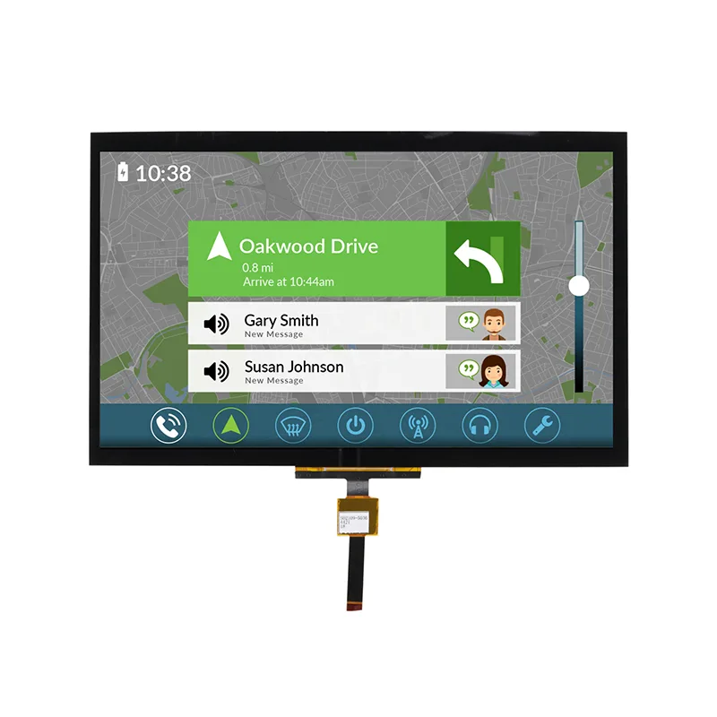 10,1 colio pramoninis PCAP jutiklinio ekrano modulis