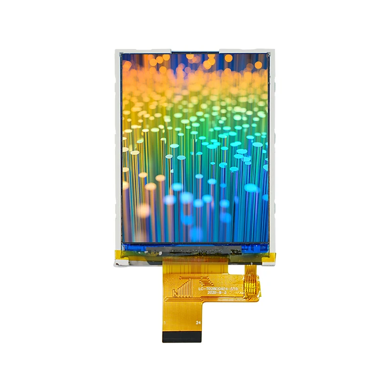 2.4 '' Paprastai baltas mažas TFT LCD ekrano modulis