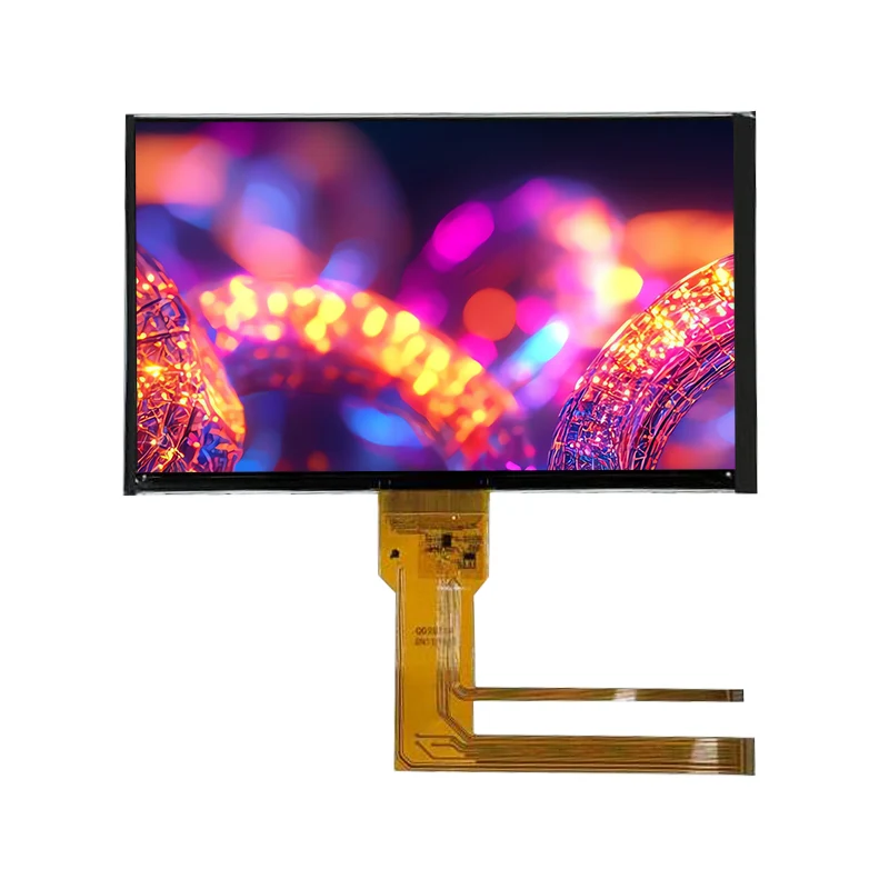 7,0 colio RGB 1024 × 600 paprastai juodas IPS jutiklinio ekrano modulis
